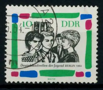 DDR 1964 Nr 1022 gestempelt 8EB5A2