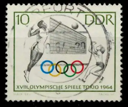 DDR 1964 Nr 1034 gestempelt 8EF286