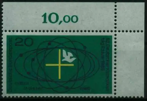BRD 1968 Nr 568 postfrisch ECKE-ORE 0FDB9A
