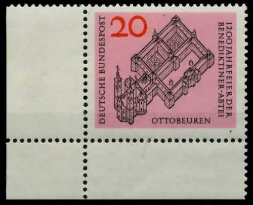 BRD BUND 1964 Nr 428 postfrisch ECKE-ULI 8EF69A