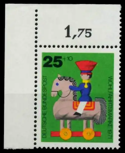 BRD 1971 Nr 706 postfrisch ECKE-OLI 8EF6B6