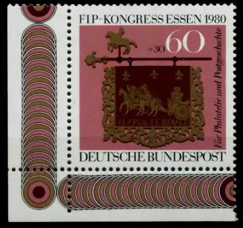 BRD 1980 Nr 1065 postfrisch ECKE-ULI 8EF7BE