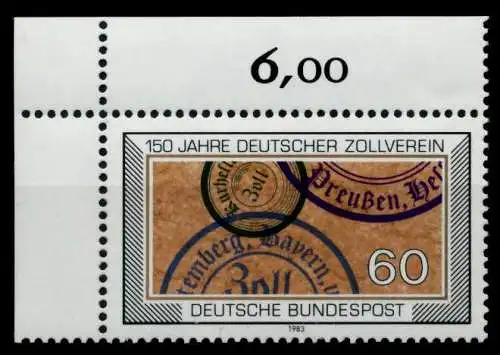 BRD 1983 Nr 1195 postfrisch ECKE-OLI 8EF892