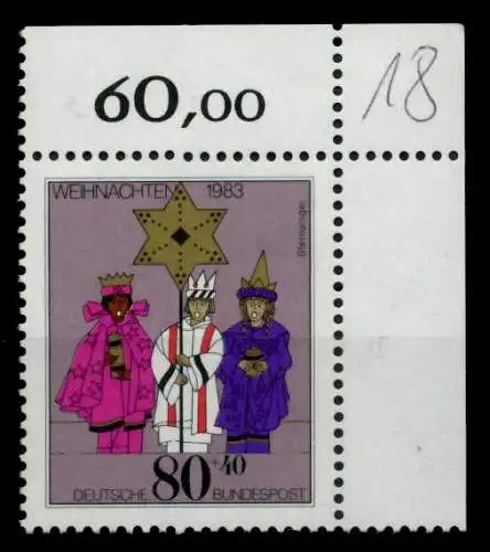 BRD 1983 Nr 1196 postfrisch ECKE-ORE 8EF8A6