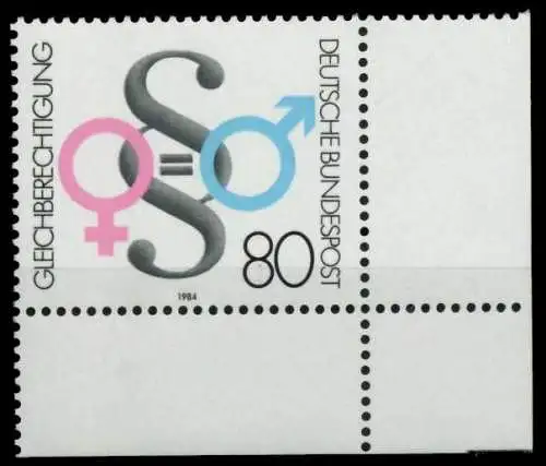 BRD 1984 Nr 1230 postfrisch ECKE-URE 8F780A