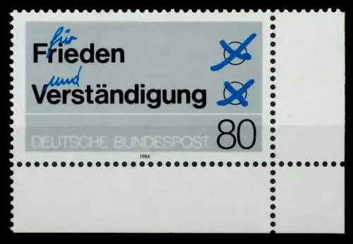 BRD 1984 Nr 1231 postfrisch ECKE-URE 8F787E