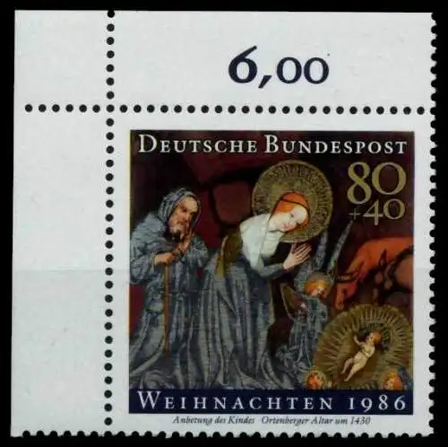 BRD 1986 Nr 1303 postfrisch ECKE-OLI 8F7912