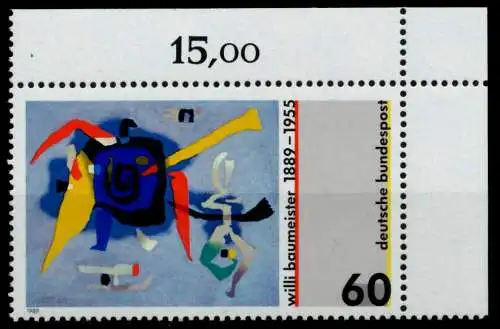 BRD 1989 Nr 1403 postfrisch ECKE-ORE 8F7A26