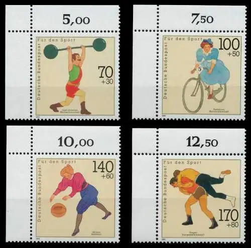 BRD 1991 Nr 1499-1502 postfrisch ECKE-OLI 8F7BCE