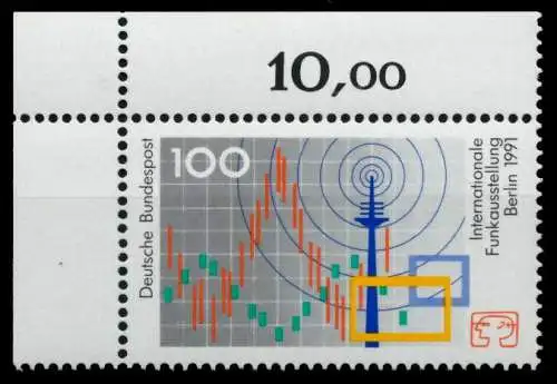 BRD 1991 Nr 1553 postfrisch ECKE-OLI 8F7BE6