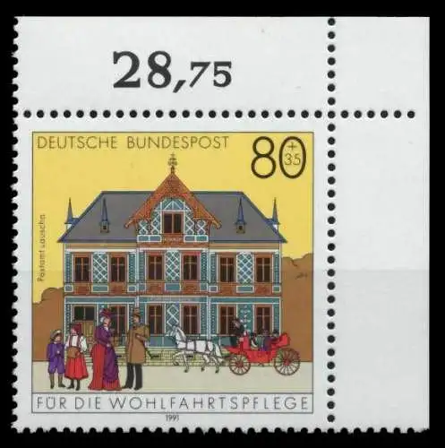 BRD 1991 Nr 1566 postfrisch ECKE-ORE 8F7C62