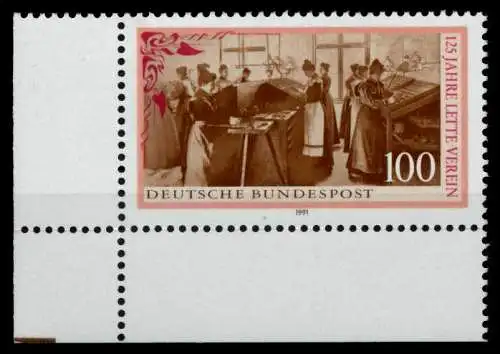 BRD 1991 Nr 1521 postfrisch ECKE-ULI 8F7CBA