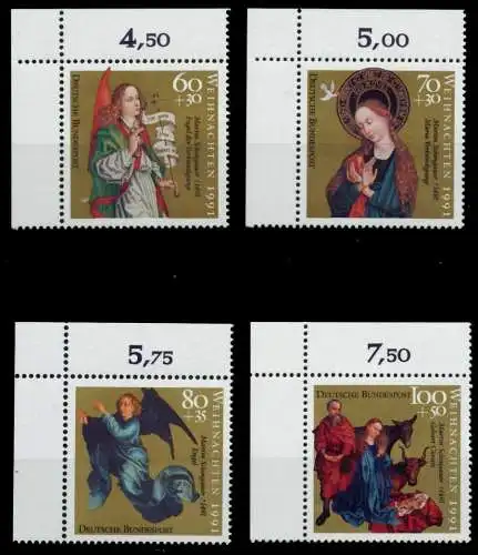 BRD 1991 Nr 1578-1581 postfrisch ECKE-OLI 8F7CFA