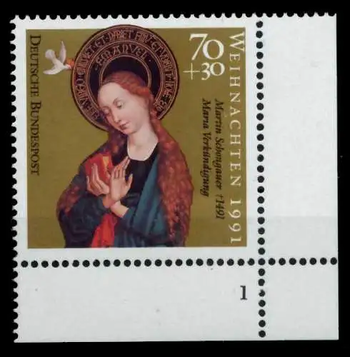 BRD 1991 Nr 1579 postfrisch FORMNUMMER 1 8F7D02