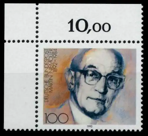 BRD 1992 Nr 1584 postfrisch ECKE-OLI 8F7D12