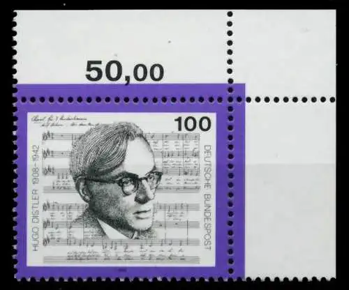 BRD 1992 Nr 1637 postfrisch ECKE-ORE 8F7DC2