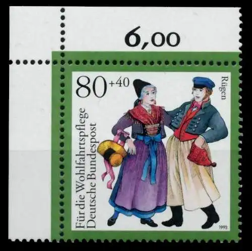 BRD 1993 Nr 1696 postfrisch ECKE-OLI 8F7E32