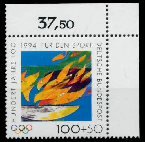 BRD 1994 Nr 1719 postfrisch ECKE-ORE 8F7E9E