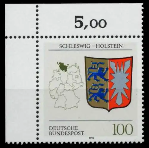 BRD 1994 Nr 1715 postfrisch ECKE-OLI 8F7F82