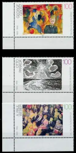 BRD 1993 Nr 1656-1658 postfrisch ECKE-ULI 8FB816