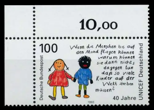 BRD 1993 Nr 1682 postfrisch ECKE-OLI 8FB98A