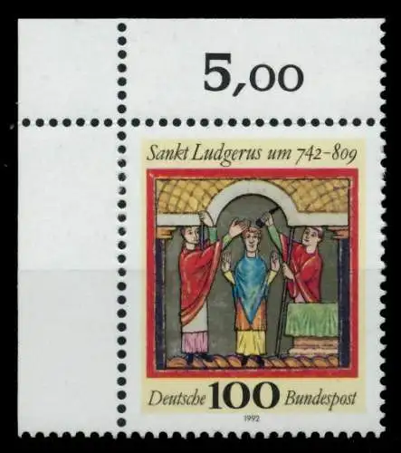 BRD 1992 Nr 1610 postfrisch ECKE-OLI 8FB992