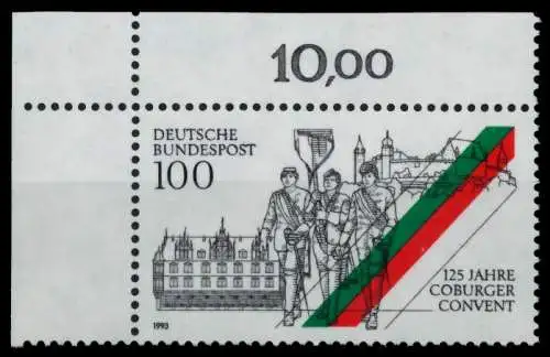 BRD 1993 Nr 1676 postfrisch ECKE-OLI 8FB9C2