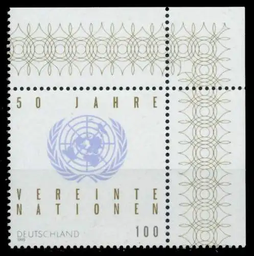 BRD 1995 Nr 1804 postfrisch ECKE-ORE 8FBB16