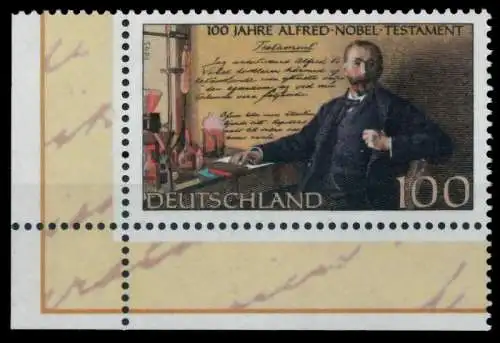 BRD 1995 Nr 1828 postfrisch ECKE-ULI 8FBB2A