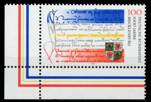 BRD 1995 Nr 1782 postfrisch ECKE-ULI 8FBB6A