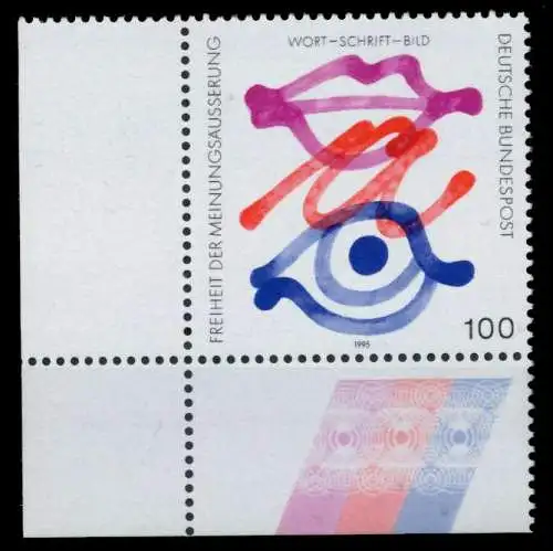 BRD 1995 Nr 1789 postfrisch ECKE-ULI 8FBBBE
