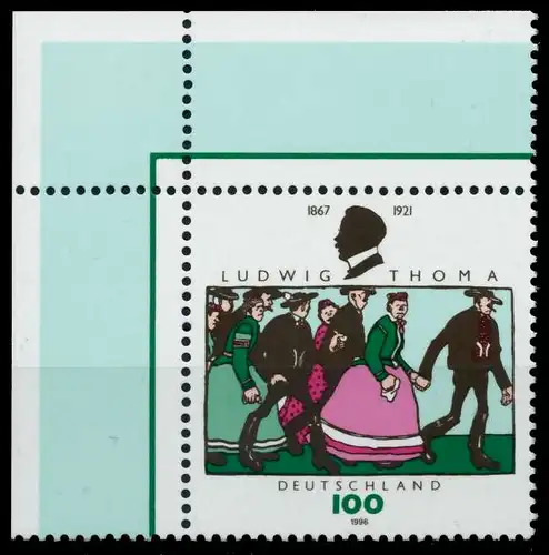 BRD 1996 Nr 1870 postfrisch ECKE-OLI 8FBC6E