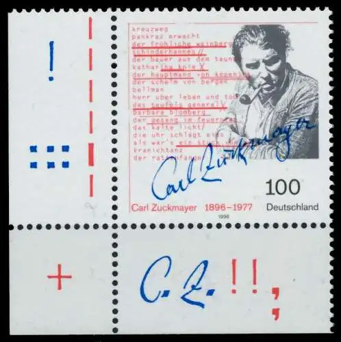 BRD 1996 Nr 1893 postfrisch ECKE-ULI 8FBD22