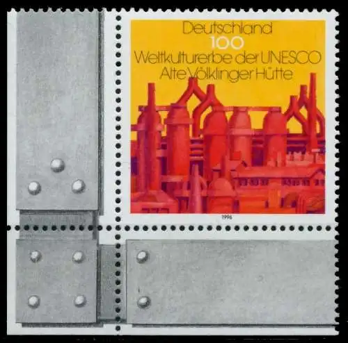 BRD 1996 Nr 1875 postfrisch ECKE-ULI 8FBD6E