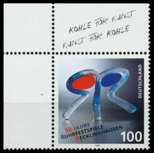 BRD 1996 Nr 1859 postfrisch ECKE-OLI 8FBDAA