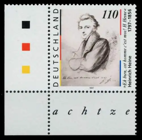 BRD 1997 Nr 1962 postfrisch ECKE-ULI 8FBE16