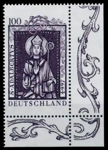 BRD 1997 Nr 1914 postfrisch ECKE-URE 8FBE36