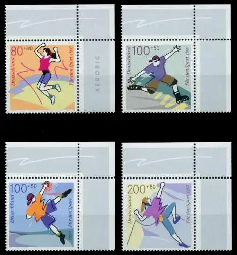 BRD 1997 Nr 1898-1901 postfrisch ECKE-ORE 8FBE7E