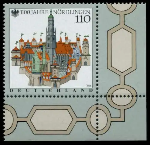 BRD 1998 Nr 1965 postfrisch ECKE-URE 8FBE8E