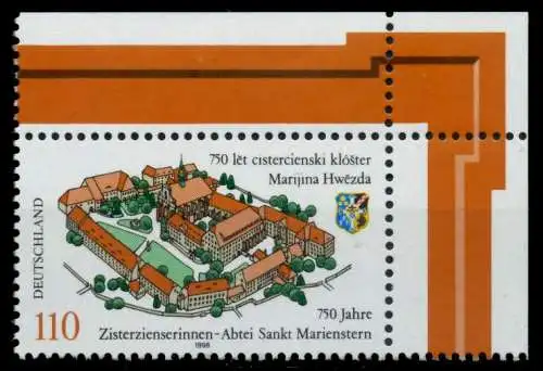 BRD 1998 Nr 1982 postfrisch ECKE-ORE 8FBEA6