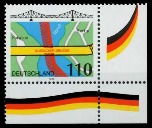 BRD 1998 Nr 1967 postfrisch ECKE-URE 8FBEDA