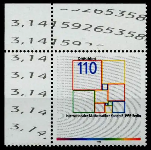 BRD 1998 Nr 2005 postfrisch ECKE-OLI 8FBEDE