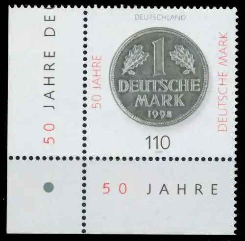 BRD 1998 Nr 1996 postfrisch ECKE-ULI 8FFF1A