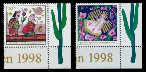 BRD 1998 Nr 2023-2024 postfrisch ECKE-URE 8FFF36