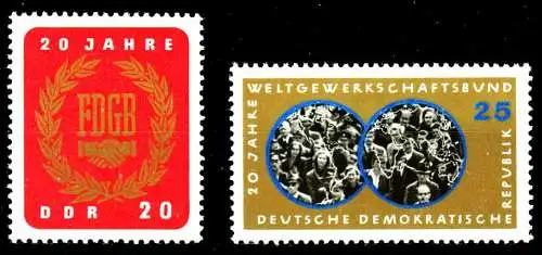 DDR 1965 Nr 1115-1116 postfrisch SFE328E