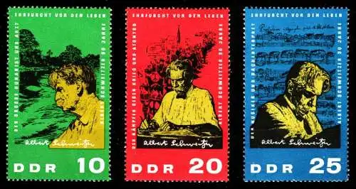 DDR 1965 Nr 1084-1086 postfrisch SFE30E6