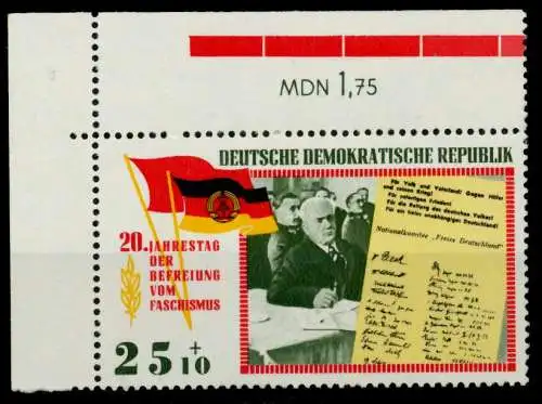 DDR 1965 Nr 1106 postfrisch ECKE-OLI 900216