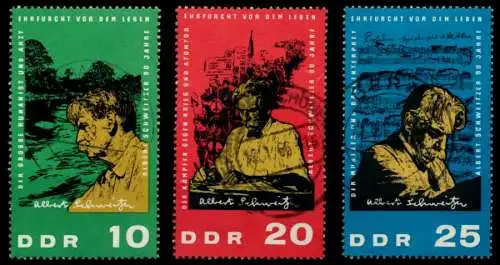 DDR 1965 Nr 1084-1086 zentrisch gestempelt 900616