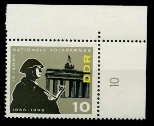 DDR 1966 Nr 1162 postfrisch ECKE-URE 904952
