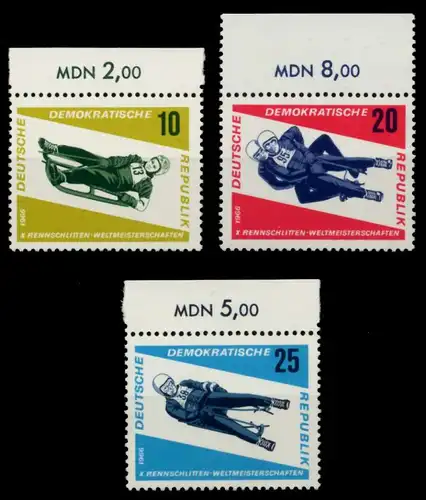 DDR 1966 Nr 1156-1158 postfrisch ORA 904A0A